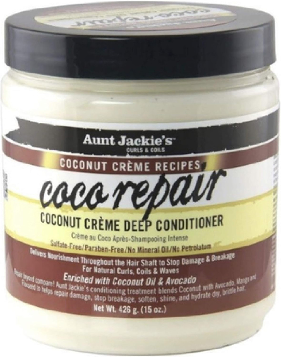 Aunt Jackie's Coconut Butter Creme 213g, Coco Repair 426g & Coco Wash 355ml