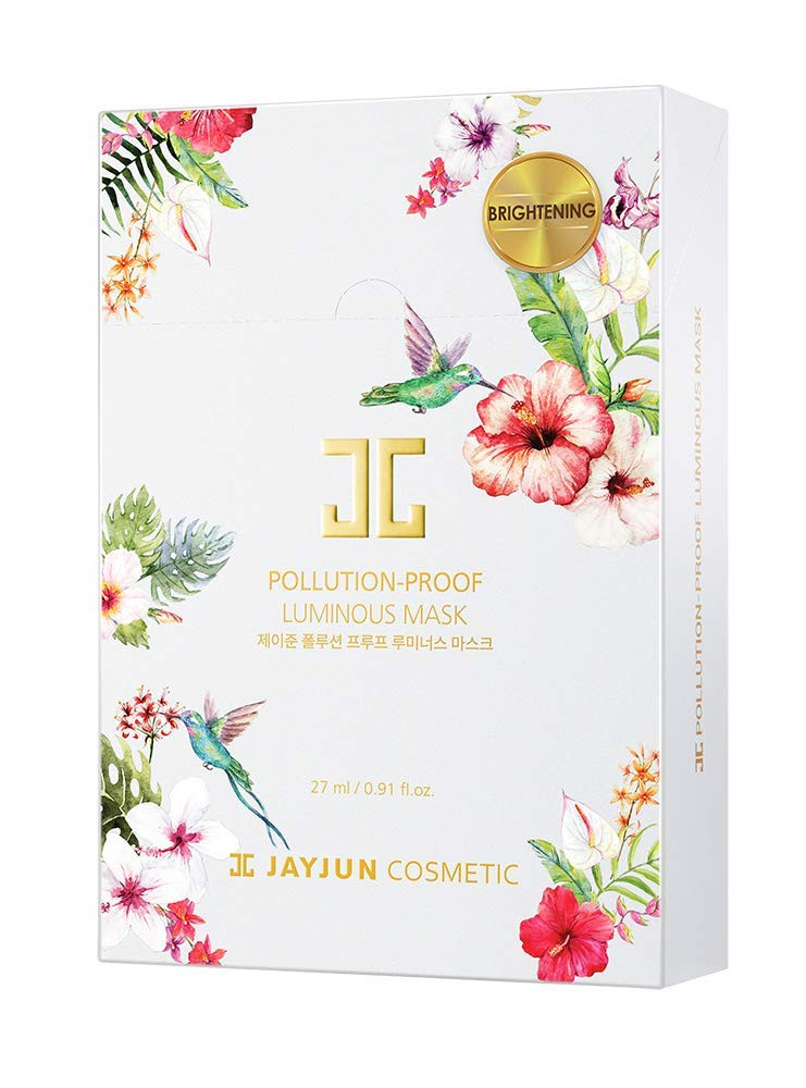Jayjun Pollution-Proof Mask, Luminous, Pack Of 10 Sheets, 0.91 Fl. Oz, 27Ml, Brightening, Sheet Maskluminous