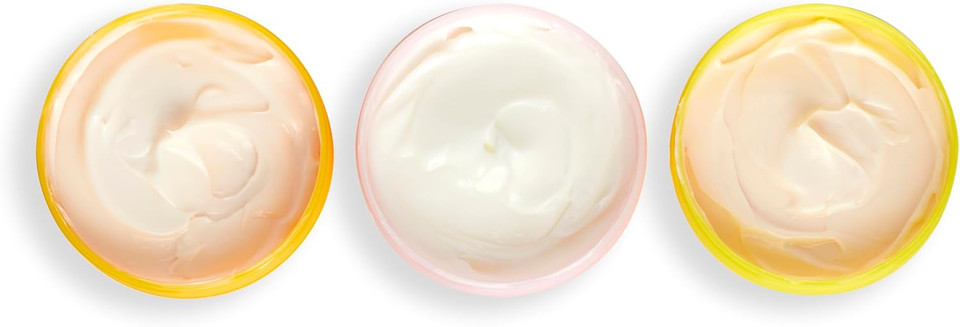 I Heart Revolution, Tropical Trip Body Cream Trio, Ultra Moisturising Body Lotion For Soft Skin, Three Summer Scents, Vegan & Cruelty-Free