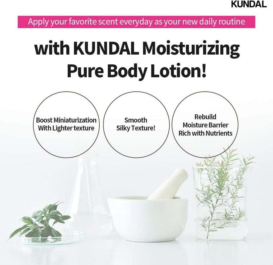 [KUNDAL] Moisture Body Lotion 500ml (Amber Vanilla)