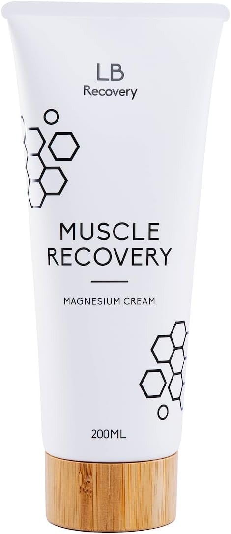 LilyBee - LB Recovery Magnesium Cream, 200ml - 100% pure and natural ingredients - lightweight and moisturising formula which absorbs effortlessly into the skin and aids muscle and joint recovery