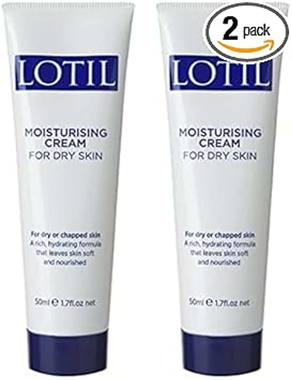 Lotil Cream for Dry Skin 50 ml (Packaging Varies) (Pack of 2)