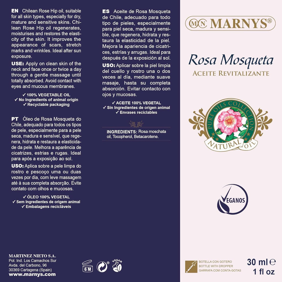 ACEITE ROSA MOSQUETA 30ML GOTA