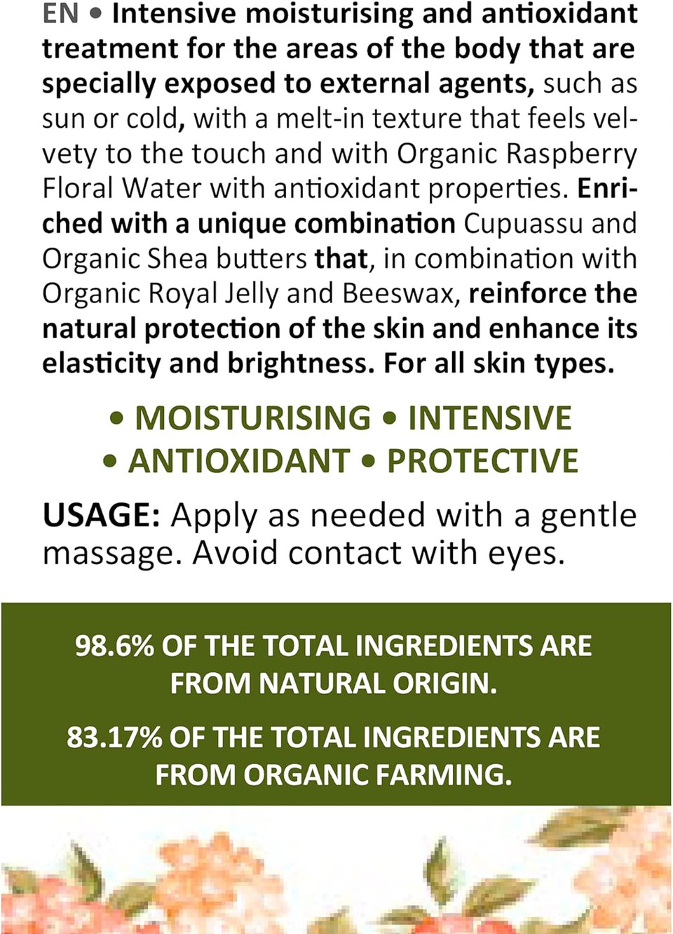 Beauty in&Out Moisturizing Body Cream 80 ml