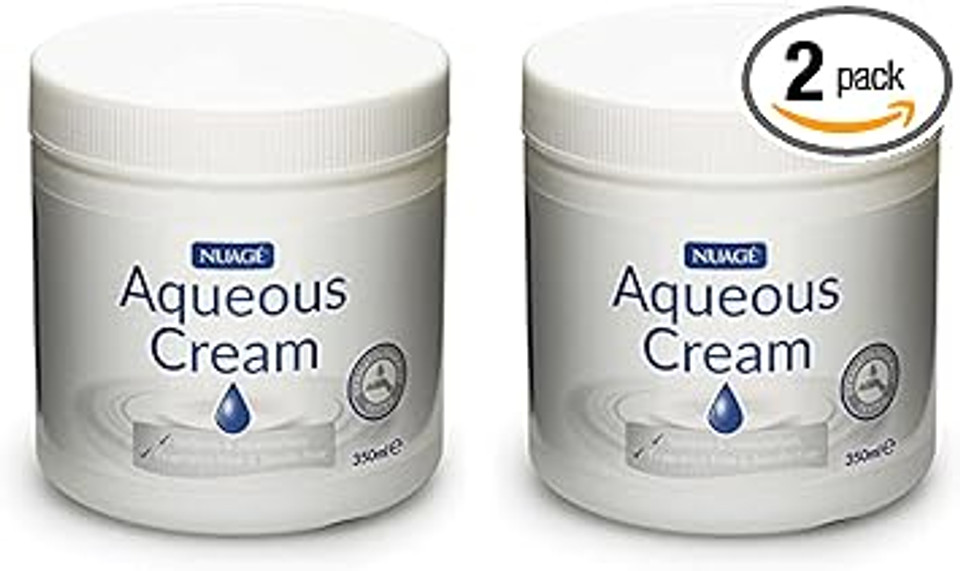 Nuage Aqueous Cream, Fragrance Free, 500Ml (Pack of 2)