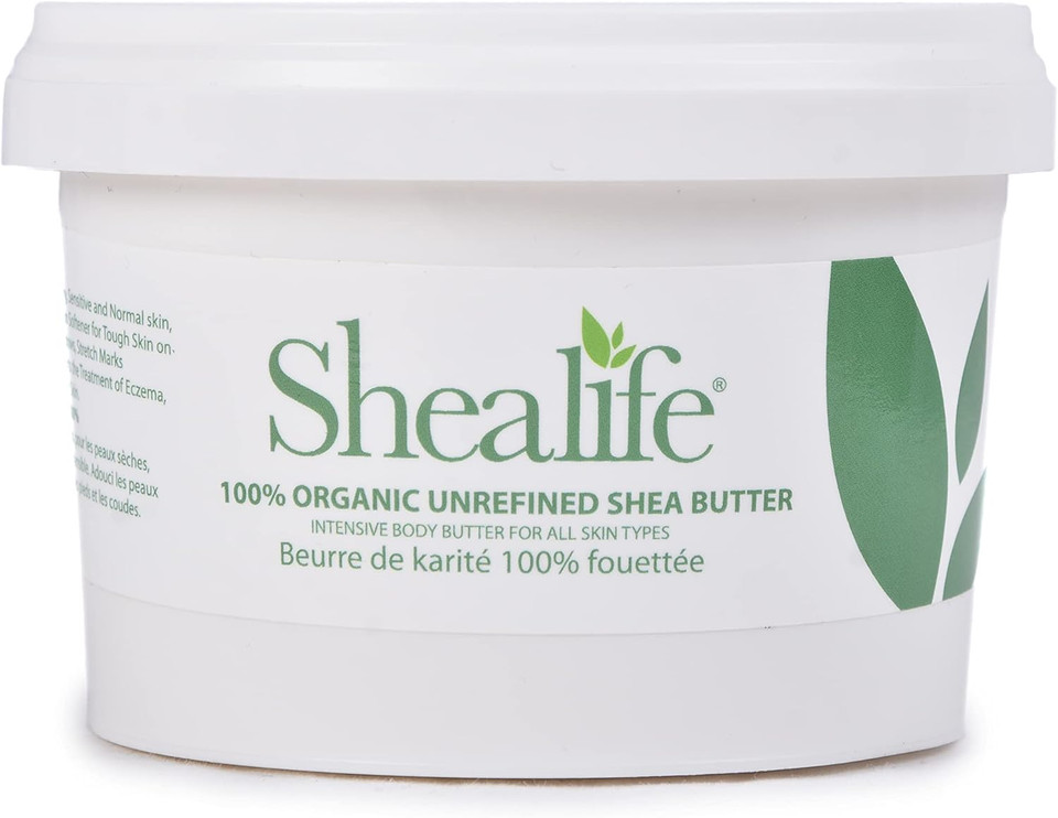 500Grams Organic Virgin Unrefined Shea Butter for Conditioning Sensitive and Dry Skin Baby Skin Salve Treatment of Eczema Psoriasis and Damaged Skin Supplied Direct by Shea Life Skincare 500Grams