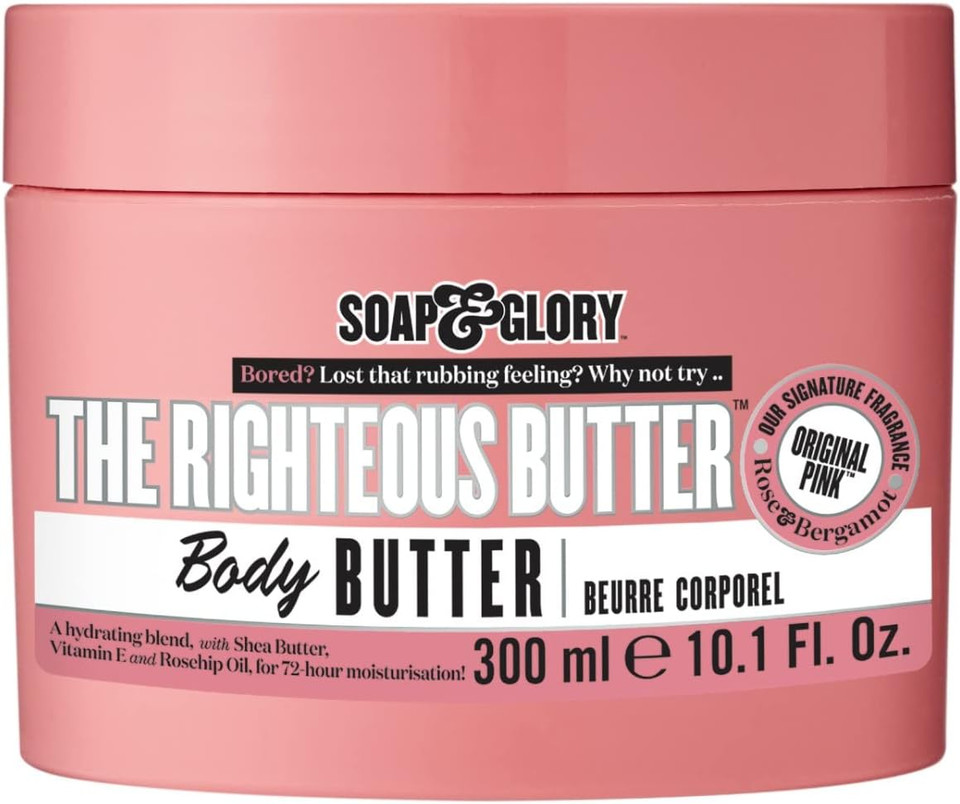 Soap And Glory The Righteous Butter Body Butter 300ml (Pack Qty 2)