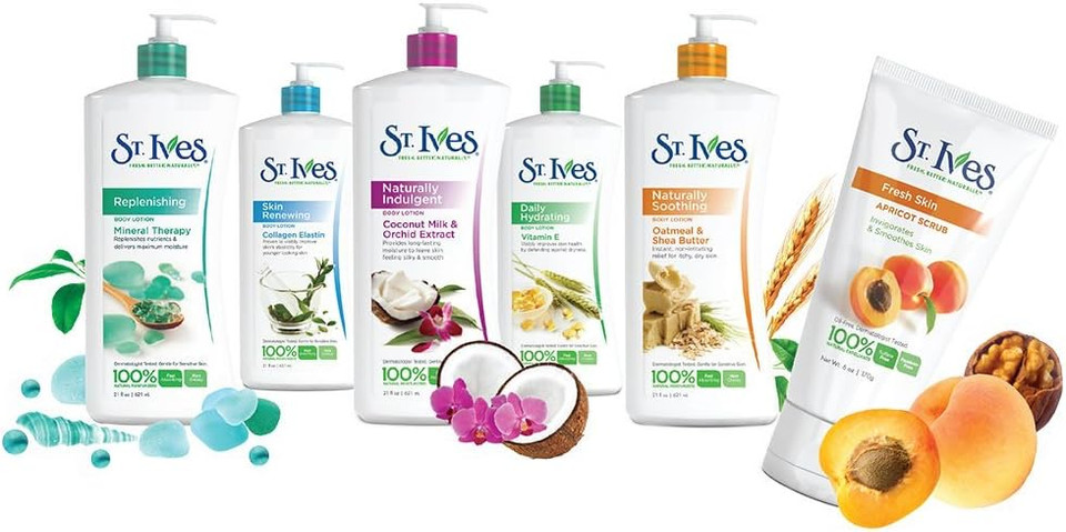 St. Ives Nourish & Soothe, Oatmeal & Shea Butter Body Lotion 21 Fl Oz