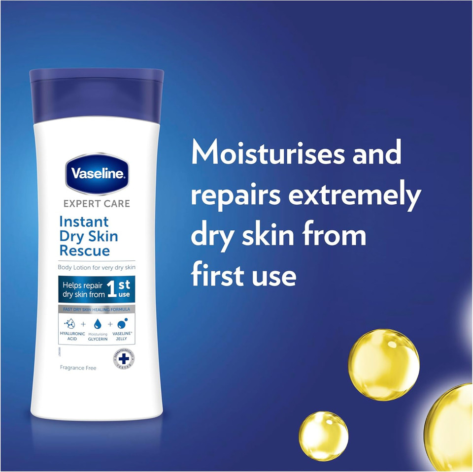Vaseline Expert Care Instant Dry Skin Rescue Body Lotion 400 ml