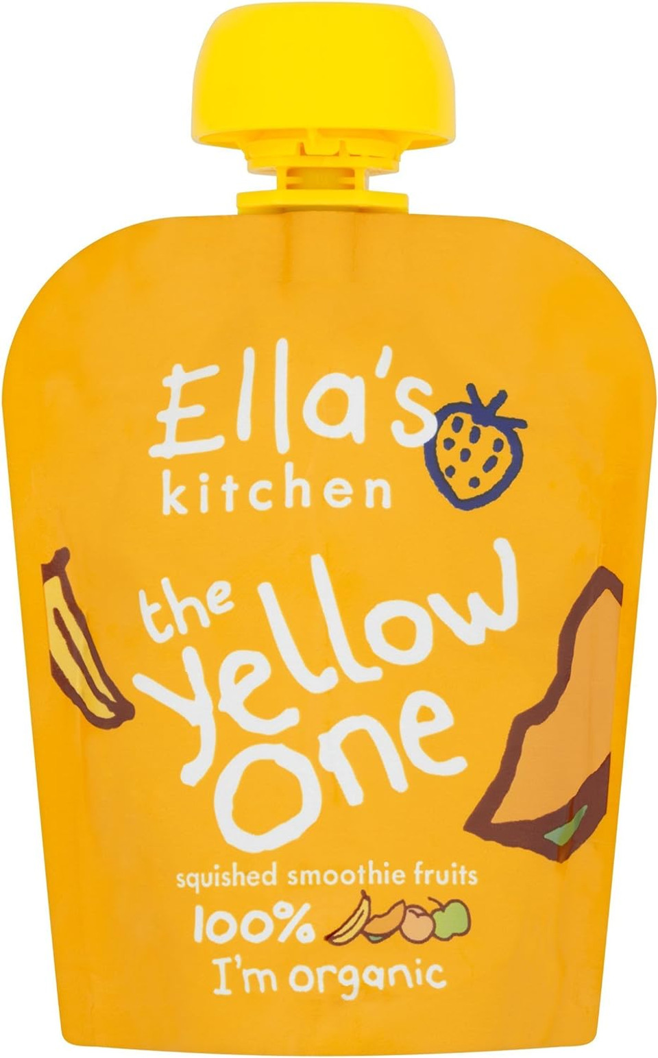 Ella's Kitchen Organic Yellow Smoothie Fruit Pouch, 90g