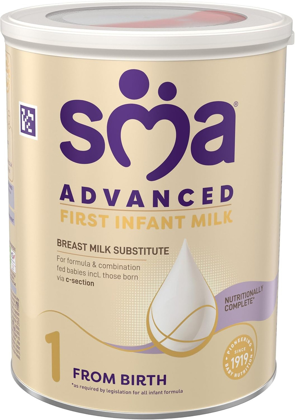 SMA ADVANCED First Infant Baby Milk Powder Formula , From Birth , 800 g (Pack of 1)