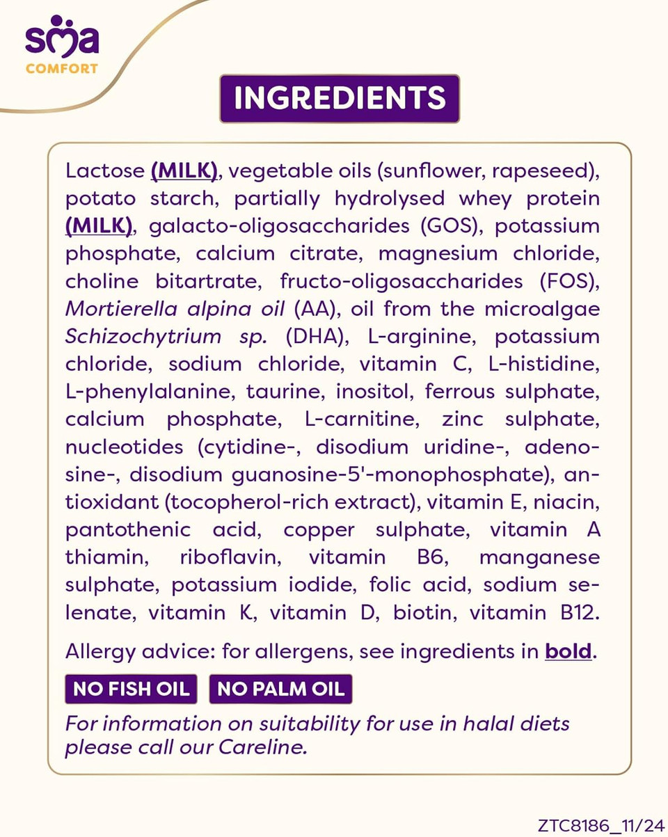 SMA Comfort Formula Powder, 800g (Pack of 2)