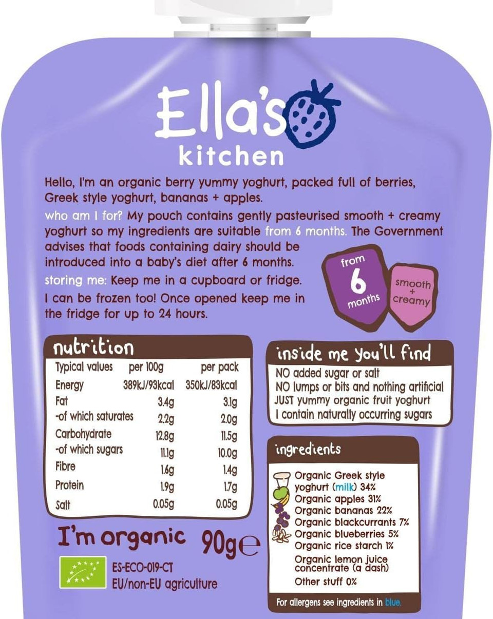 ELLAS KIT BERRY GREEK YOG 90G