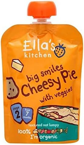 Ella'S Kitchen Big Smiles Cheesy Pie with Veggies Stage 2 from 7 Months 130G