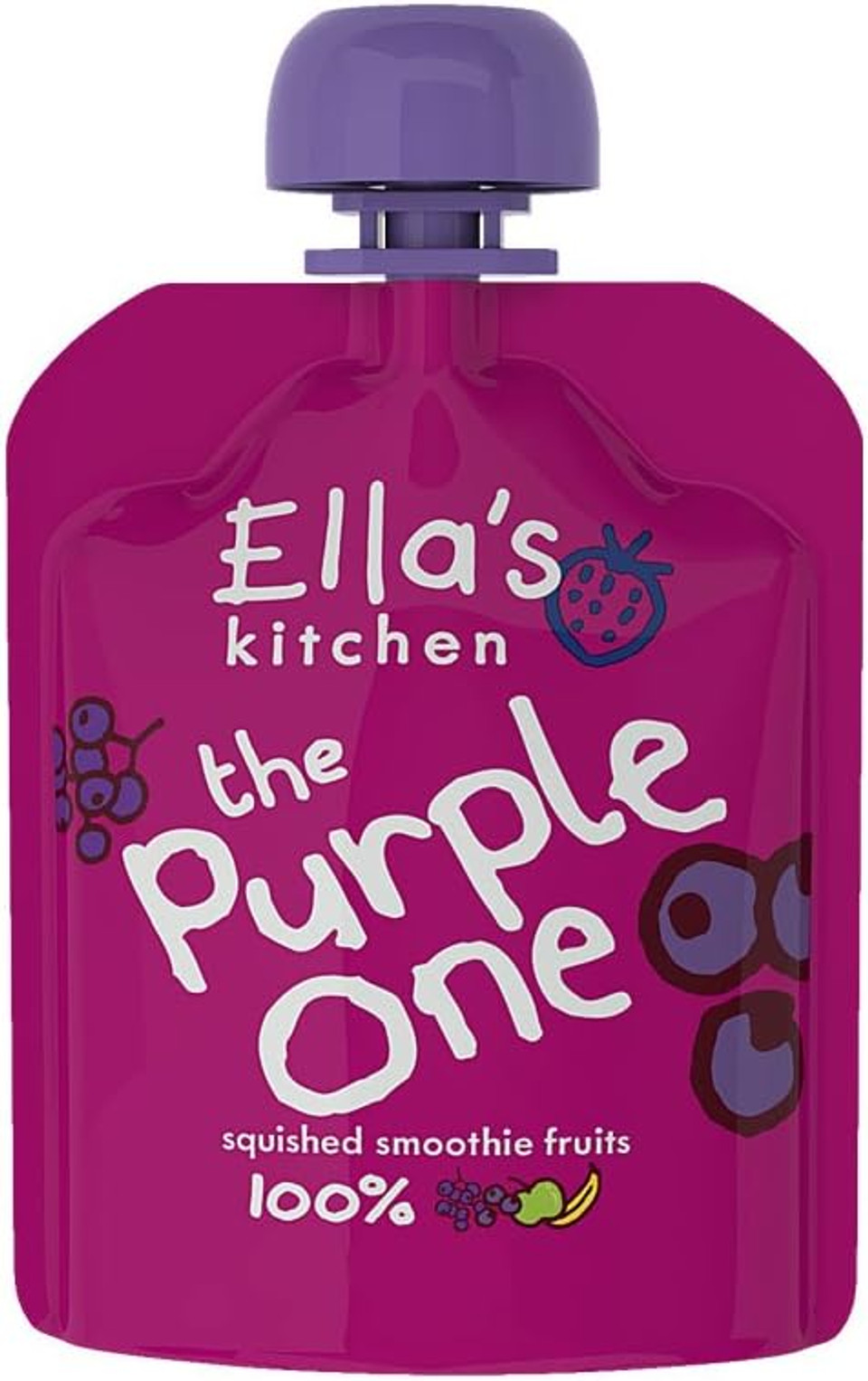 Ellas Kitchen Organic The Purple One Smoothie Fruit, 3 Ounce -- 12 per case. by Ella's Kitchen