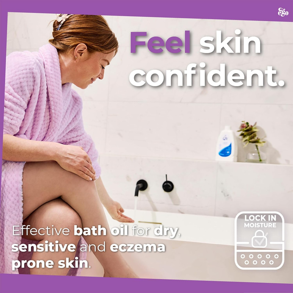 QV Bath Oil (250 ml) Moisturising Bath Soak for Sensitive Skin, Relief from Dry Itchy Skin, Gentle pH Balanced Formula, Fragrance Free, Soap Free, Non Greasy, Noncomedogenic Bath Soak QV Bath Oil (250 ml) Moisturising Bath Soak for Sensitive Skin, Relief from Dry Itchy Skin, Gentle pH Balanced Formula, Fragrance Free, Soap Free, Non Greasy, Noncomedogenic Bath Soak