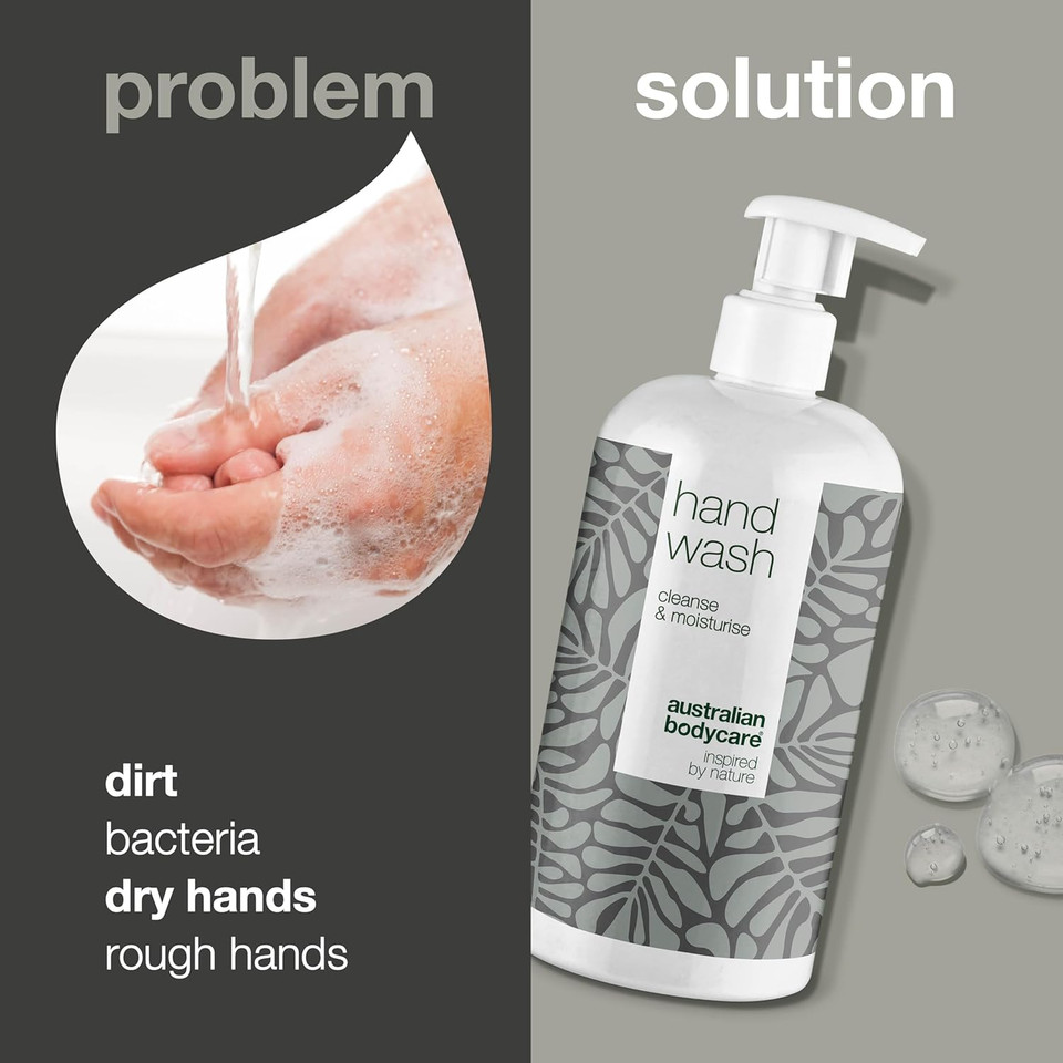 Australian Bodycare Hand Wash  Tea Tree Oil hand wash for effective cleansing of both bacteria and dirt - Do you need a moisturising and effective hand soap? Buy this with 100% natural Tea Tree Oil