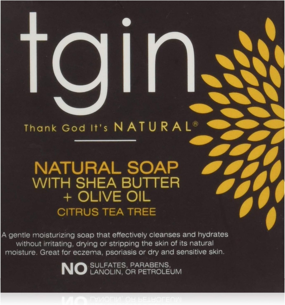 Thank God It's Natural Olive Oil Soap Bar, Citrus Tea Tree, 4 Oz
