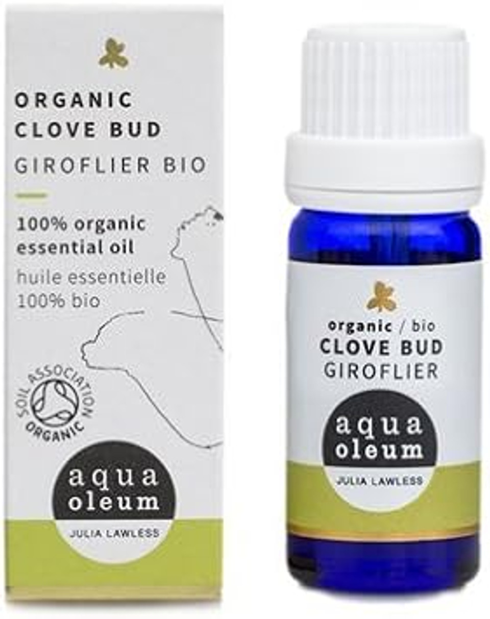 Aqua Oleum Organic Clove Bud Oil 10 ML (order 3 for trade outer)