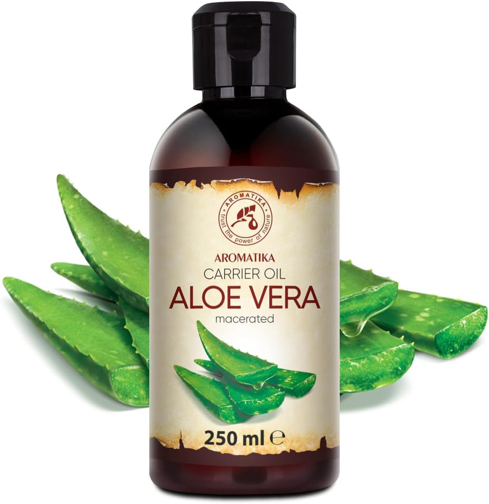 Aloe Vera pure Oil 100ml - Aloe Barbadensis - Brasil - Aloe Vera - Skin - Face & Baby Oil - Glass Bottle - Aloe Vera Oils