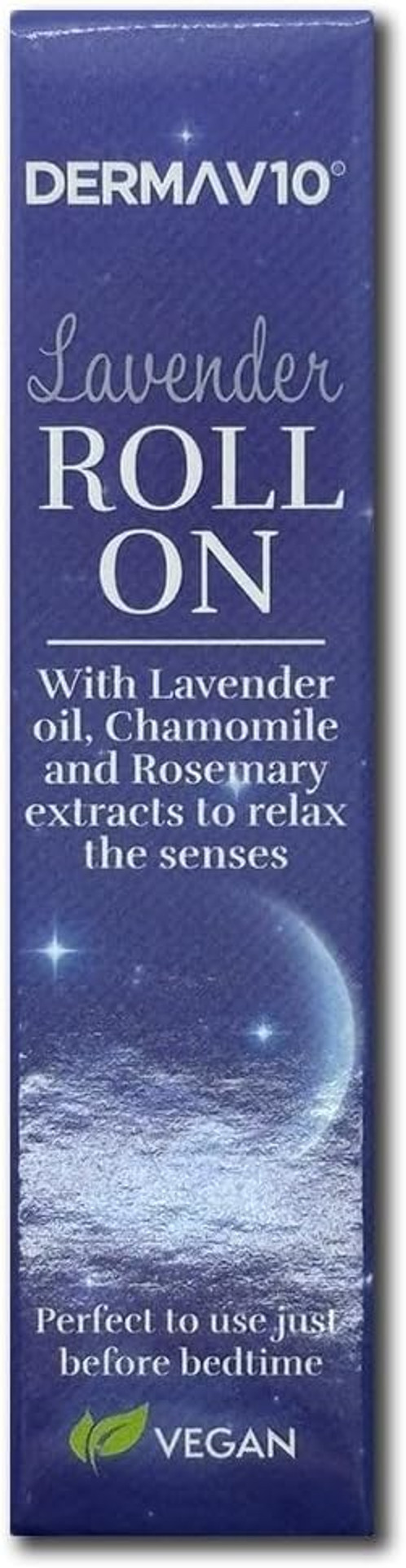 Healthpoint Derma V10 Lavender Roll On, Lavender Oil, Chamomile and Rosemary Extract to Promote Peaceful and Restful Night Sleep, Aids in Calming and Relaxing The Mind and Body, Vegan Friendly Healthpoint Derma V10 Lavender Roll On, Lavender Oil, Chamomile and Rosemary Extract to Promote Peaceful and Restful Night Sleep, Aids in Calming and Relaxing The Mind and Body, Vegan Friendly