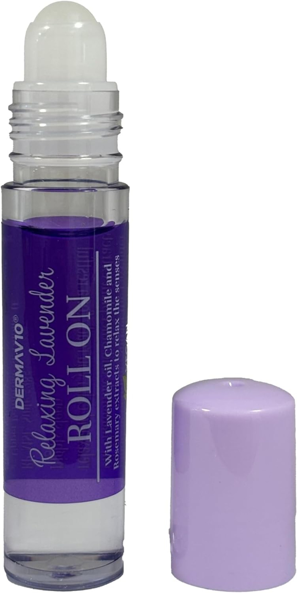 Healthpoint Derma V10 Lavender Roll On, Lavender Oil, Chamomile and Rosemary Extract to Promote Peaceful and Restful Night Sleep, Aids in Calming and Relaxing The Mind and Body, Vegan Friendly Healthpoint Derma V10 Lavender Roll On, Lavender Oil, Chamomile and Rosemary Extract to Promote Peaceful and Restful Night Sleep, Aids in Calming and Relaxing The Mind and Body, Vegan Friendly