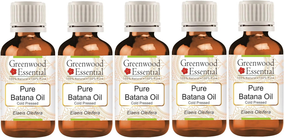 Greenwood Essential Pure Batana Oil (Elaeis oleifera) Cold Pressed 30ml (1 oz)