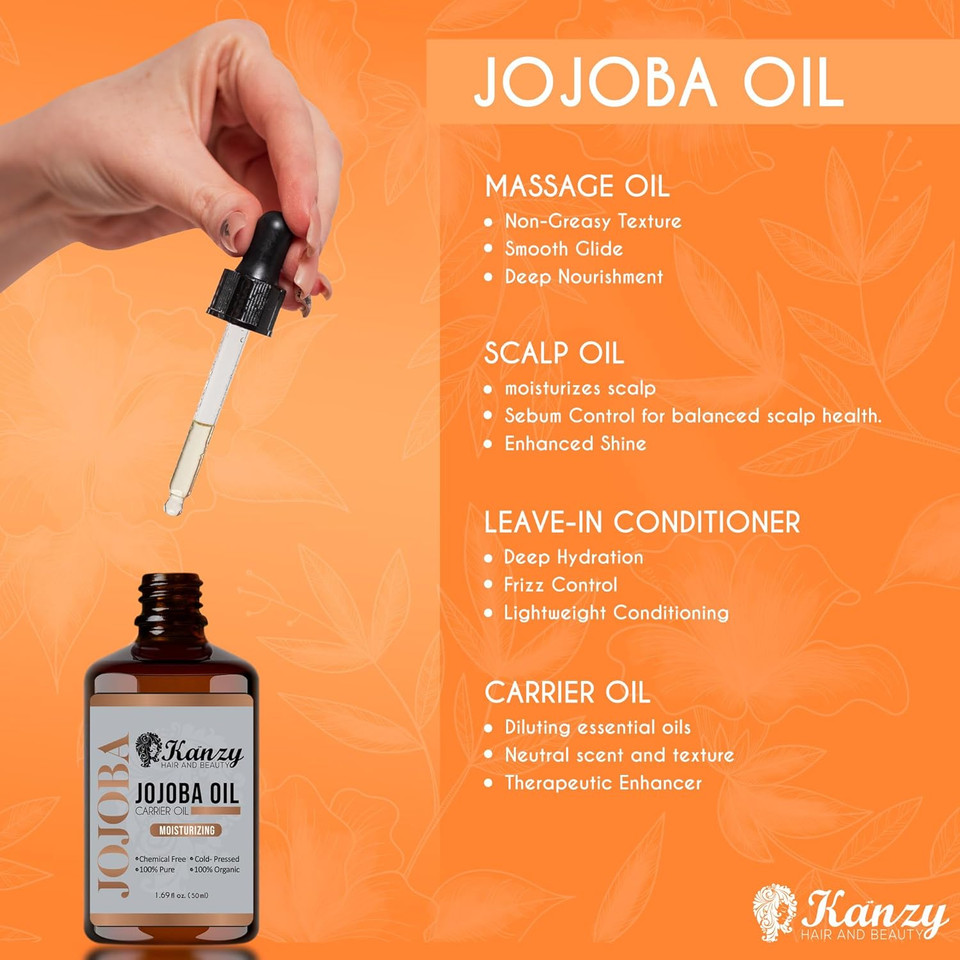 Kanzy Rosehip Oil for Face 120ml Rosehip Oil Organic Cold Pressed Rose Hip Oil for Face 100% Pure Vegan Cruelty Free for Skin, Hair, Nails, and Body for Nourishment, Dryness, Fine lines and Scars