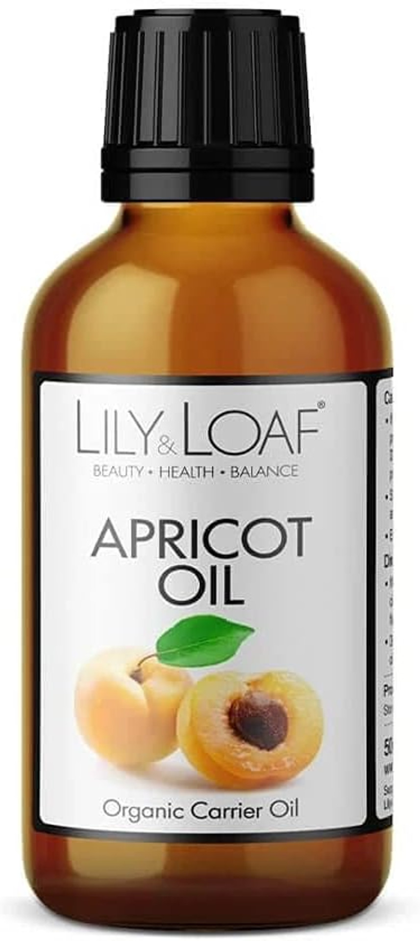 Lily & Loaf Apricot Organic Carrier Oil - 100% Pure & Natural - 50ml