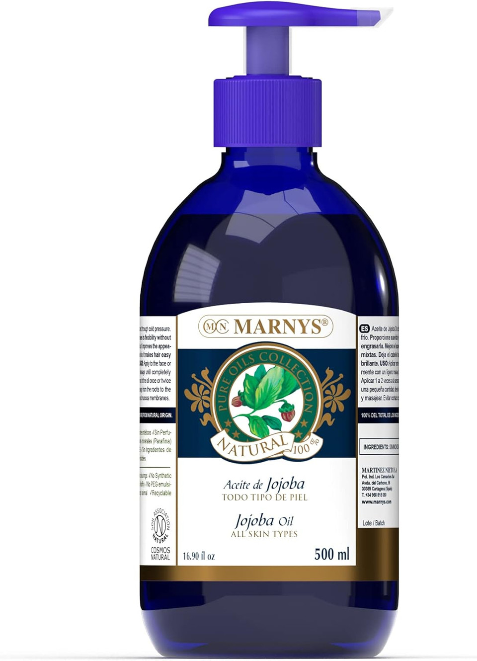 MARNYS - Jojoba PURE OIL 500ML $
