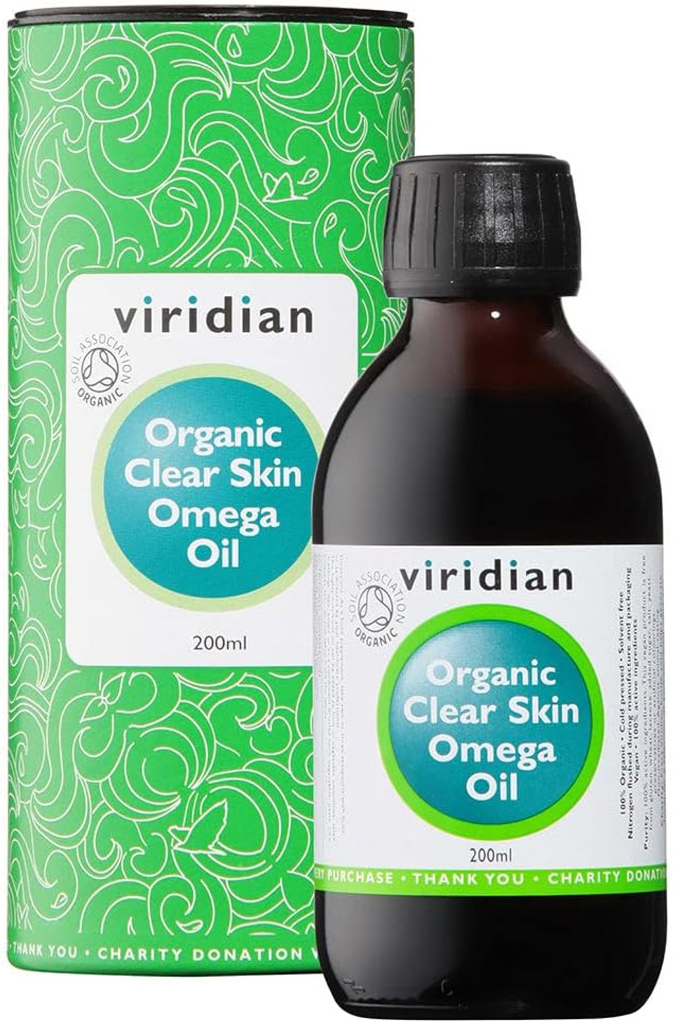 Viridian: 100% Organic Clear Skin Omega Oil 200ml