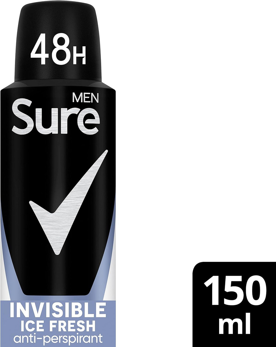 Sure Men Invisible Ice Fresh Anti-perspirant Aerosol 150 ml