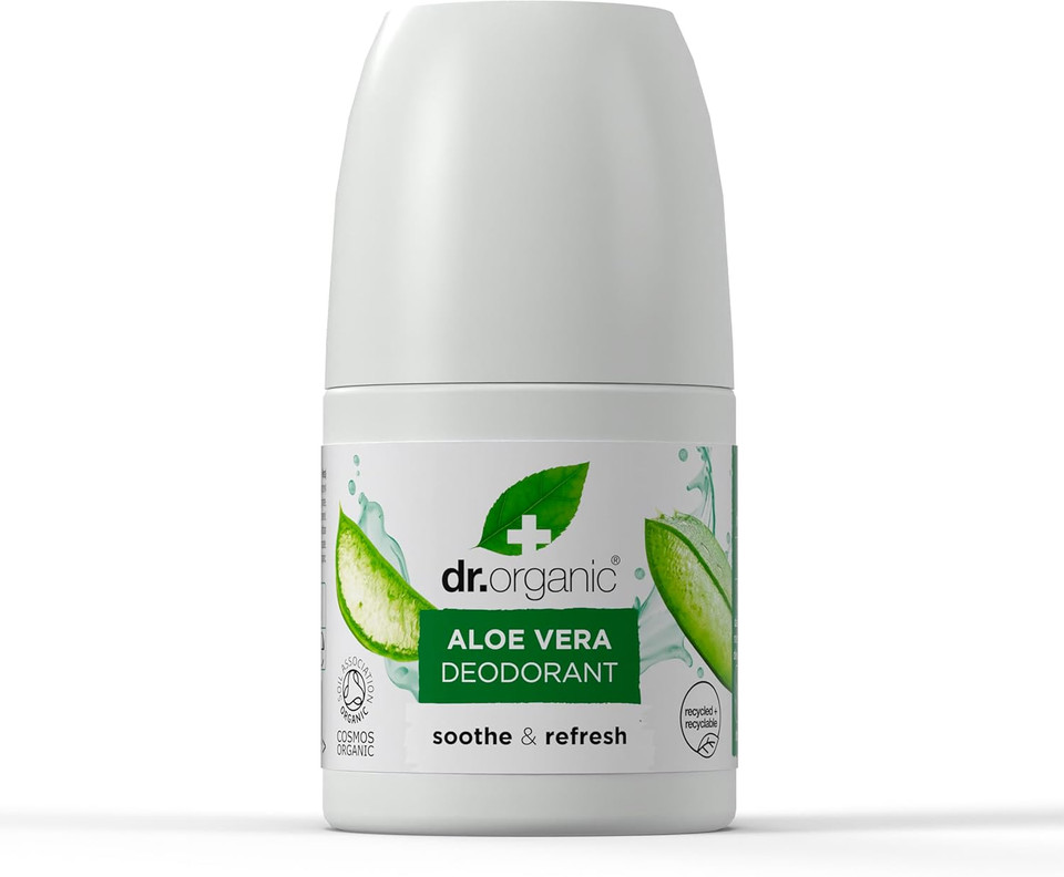 Dr Organic Pomegranate Deodorant, Aluminium Free, Mens, Womens, Natural, Vegan, Cruelty-Free, Paraben & SLS-Free, Organic, 50ml, Packaging may vary