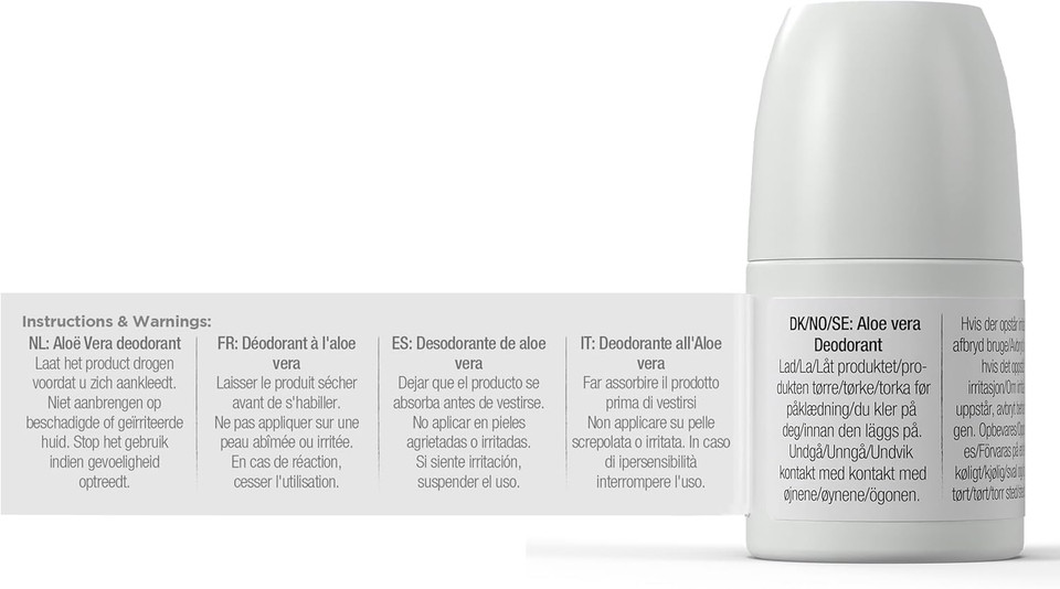 Dr Organic Lavender Deodorant, Aluminium Free, Mens, Womens, Natural, Vegan, Cruelty-Free, Paraben & SLS-Free, Recycled & Recyclable, Certified Organic, 50ml, Packaging may vary