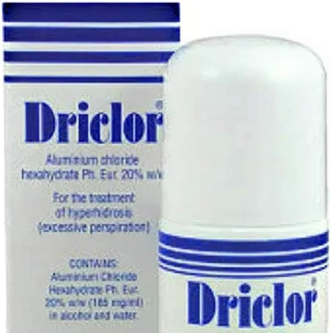 4 x Driclor Roll On Applicator Solution 20ml