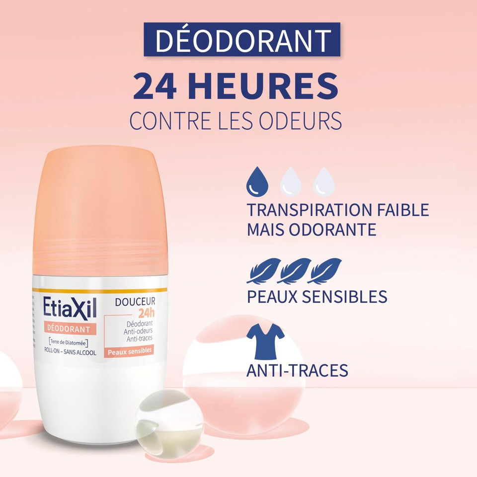 Etiaxil Gentle Deodorant 48H Roll-On 2 x 50ml