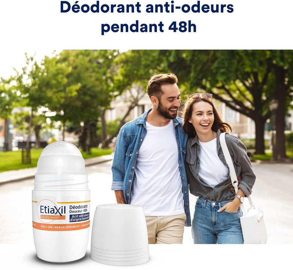 Etiaxil Gentle Deodorant 48H Roll-On 2 x 50ml
