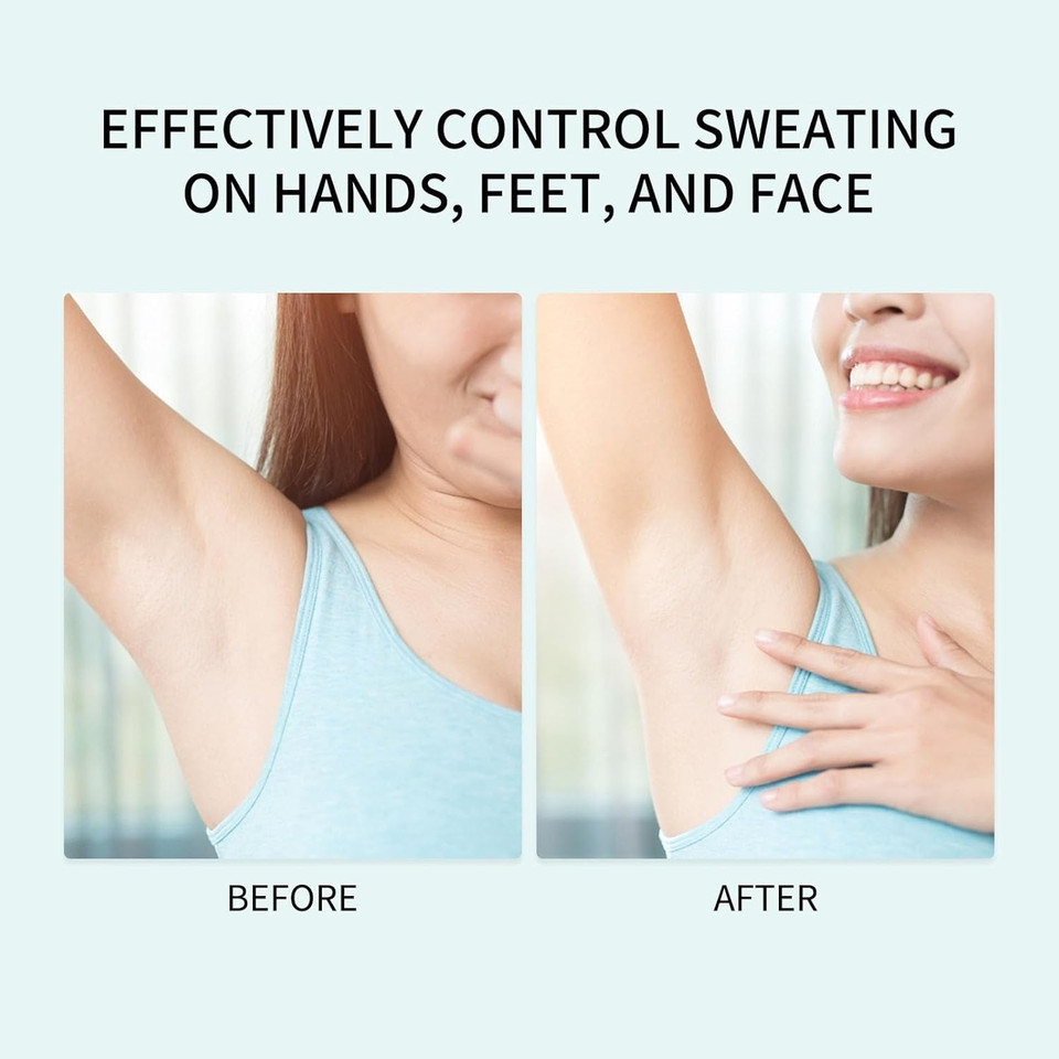 Antiperspirant Gel, Sport antiperspirant Clear gel, 50g Anti Sweat Deodorant Gel, Against Heavy Sweating on the face, Head, Underarm and Body, Antiperspirant Face for Men Women (2)
