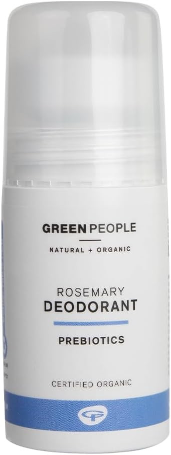 Green People Rosemary and Prebiotics Deodorant - Suitable for Sensitive Skin - Organic, Cruelty Free & Vegan, 75ml