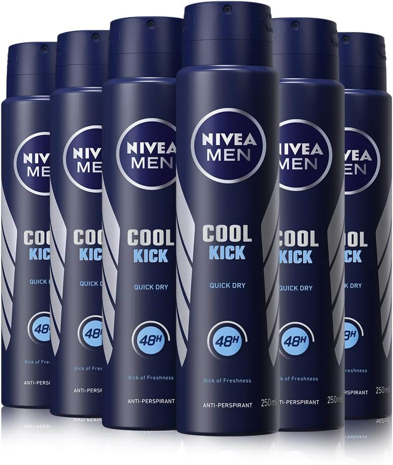 Nivea Men 48h Cool Kick Anti-Perspirant Spray, 35ml