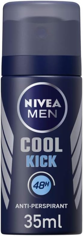 Nivea Men 48h Cool Kick Anti-Perspirant Spray, 35ml