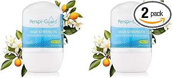 Perspi-Guard Strong Antiperspirant and Roll-On Deodorant with Neroli  48-Hour Scented Deodorant for Men and Women to Prevent Sweating and Odours w/Aloe Vera and Kojic Acid (Pack of 2)