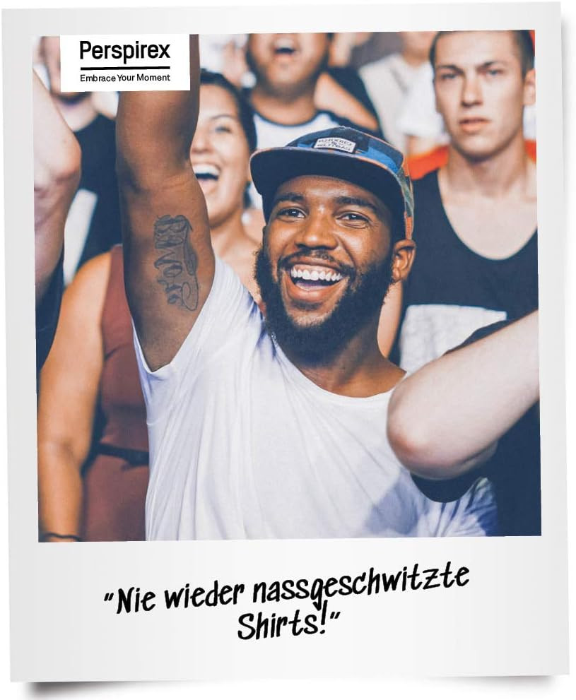 PERSPIREX Antiperspirant MEN'S MAXIMUM STRENGTH Clinically proven to reduce Heavy Sweating for MEN, Deodorant Roll On, up to 5 days long lasting freshness & sweat protection 20ml