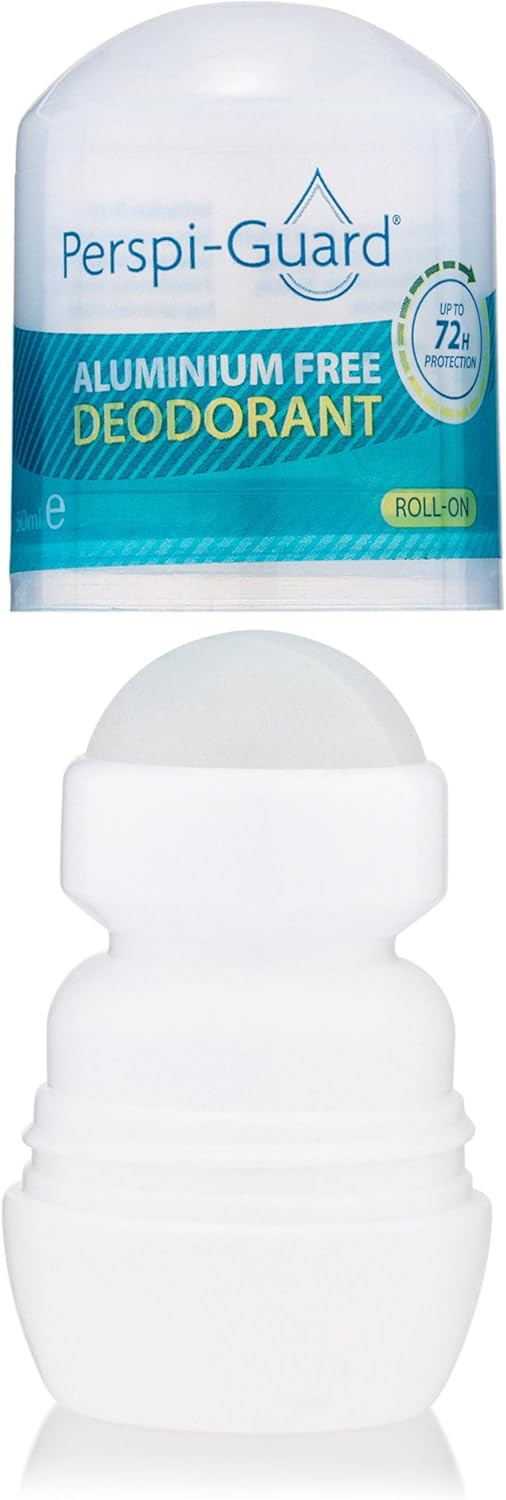 Perspi-Guard Aluminium Free Deodorant - Unisex, 72-Hour Roll On Deodorant for Men and Women w/Soothing Aloe Vera - Paraben-Free, Long Lasting, Travel-Sized Fragrance Free Deodorant - 50 ml