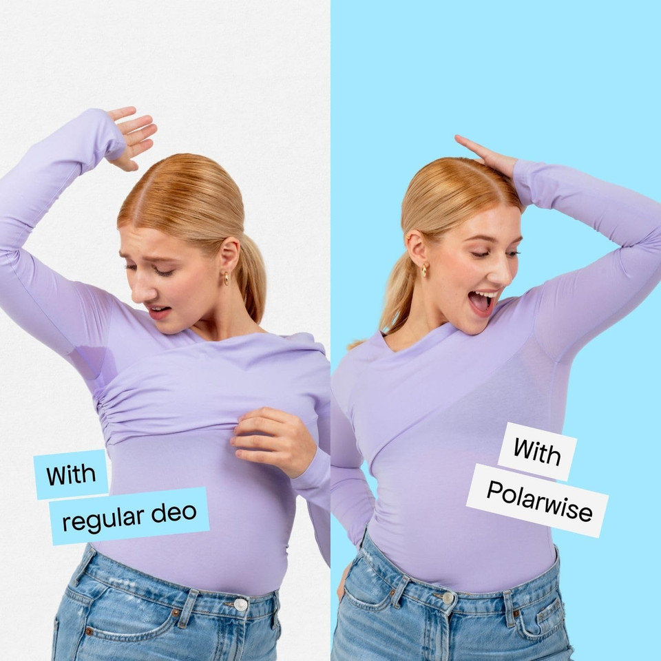 Polarwise Strong Roller Starter Kit - Antiperspirant Roller Against Heavy Sweating - Effective Protection Against Underarm Sweat - More Than A Deodorant - 3ml