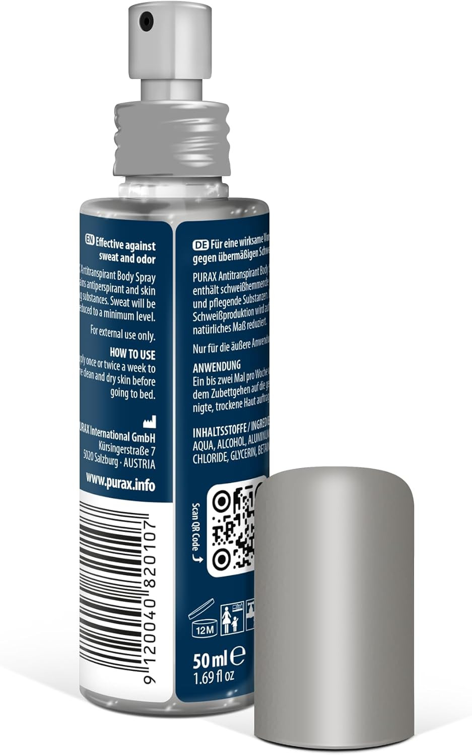 PURAX Extra-Strong Antiperspirant Body-Spray 50ml