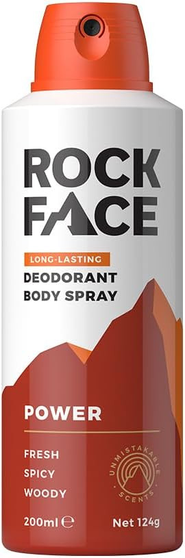 RockFace Body Spray for Men, 200ml (Pack of 2)