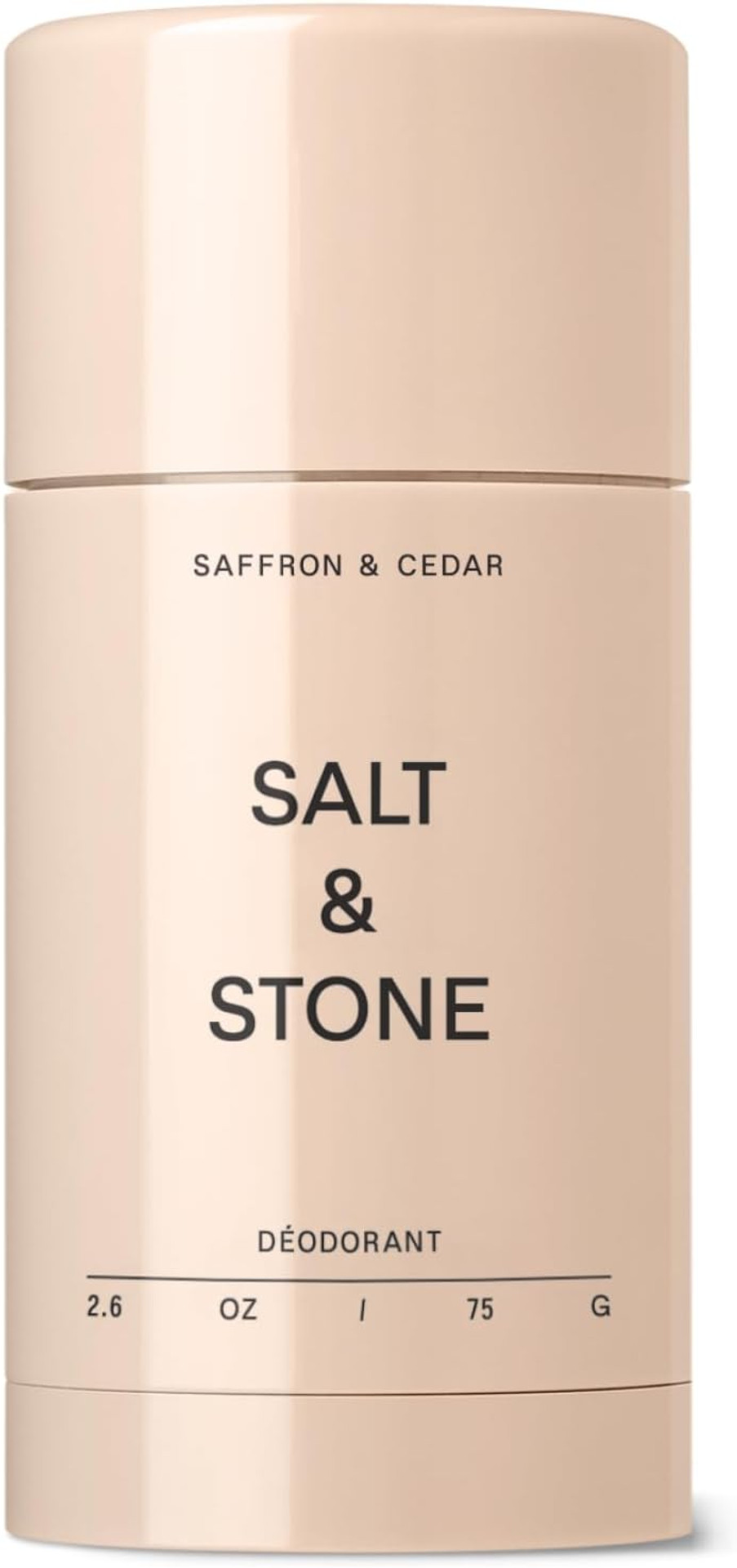 SALT & STONE Aluminum Free Deodorant | Extra Strength 48 Hour Protection for Women & Men | Made with Seaweed Extracts, Shea Butter & Prebiotics (Saffron & Cedar)