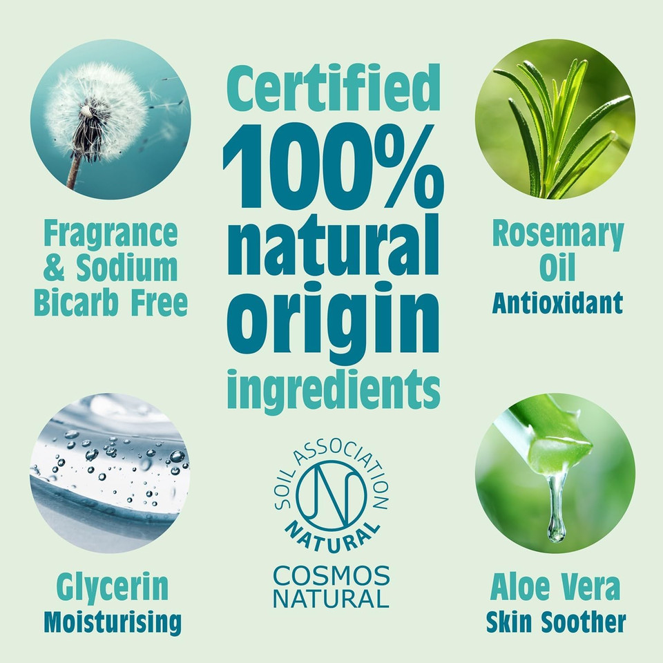 Salt of the Earth  Refillable Natural Deodorant Spray  100% Natural Origin Ingredients - Vegan, Long Lasting Protection  Suitable For Women, Men & Kids  Ocean & Coconut - 100 ml