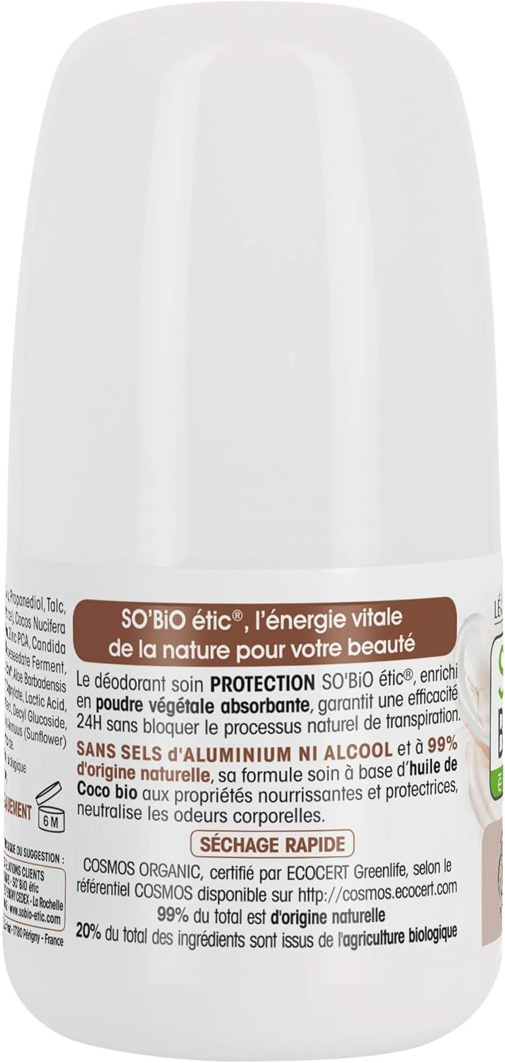 SO'BiO étic Coconut Protective Deodorant, 50 ml